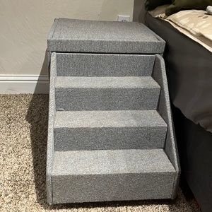 Pet ottoman with stairs!